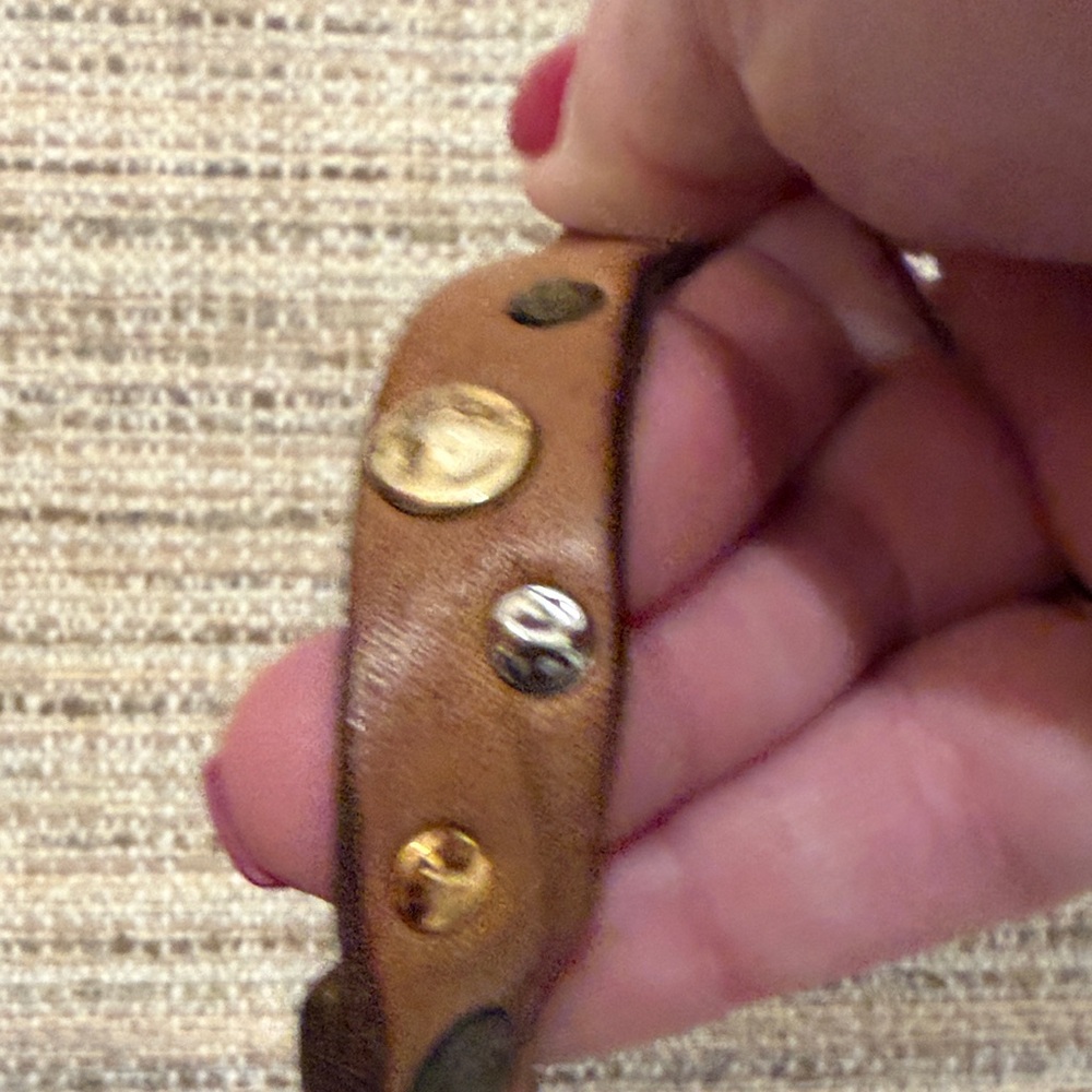Campomaggi Studded Brown Crossbody Bag - Picture 5 of 11